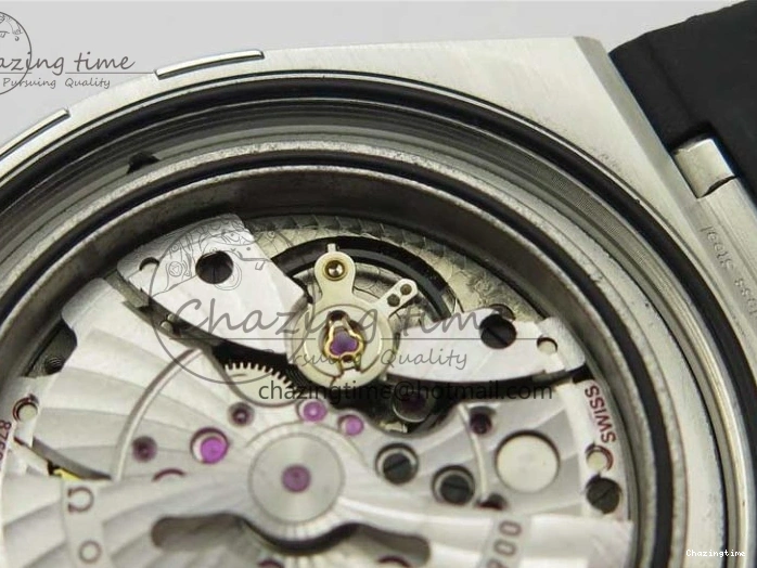 0419 Neat Constellation 131.33.41.21.03.001 SS TW Best Edition Black Dial On Gummy Strap A 7873